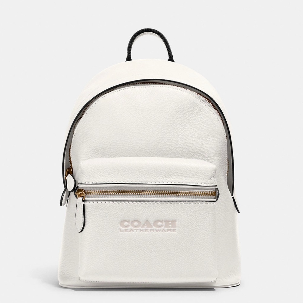 Coach Charter Backpack 24 in Chalk/Brass
